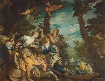 El rapto de Europa Renacimiento Paolo Veronese Pinturas al óleo